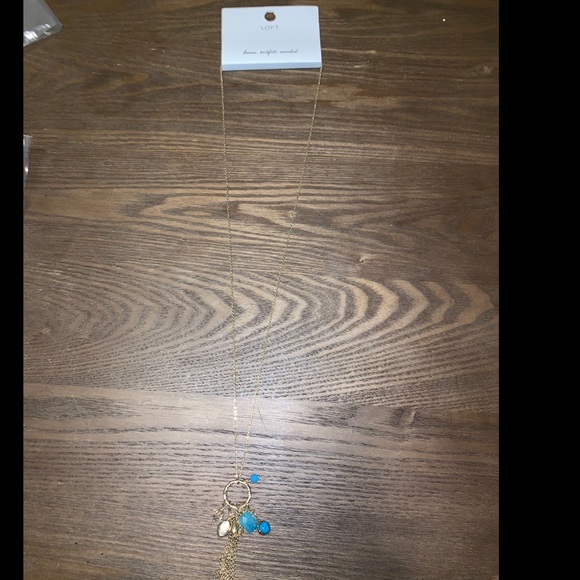LOFT Jewelry - NWT LOFT TURQUOISE STONE LONG NECKLACE